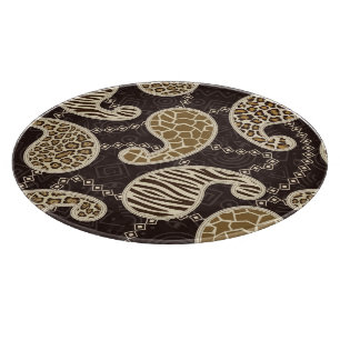 Paisley style background cutting board
