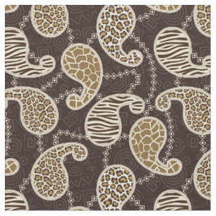 Paisley style background fabric