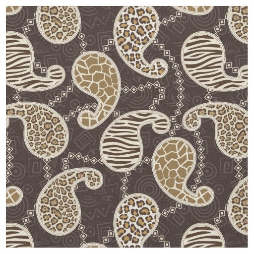 Paisley style background fabric
