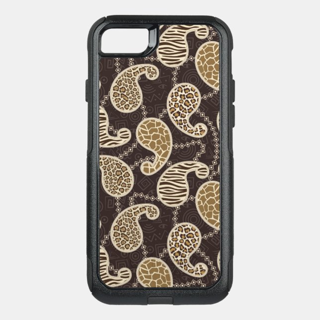 Paisley style background otterbox iPhone case (Back)