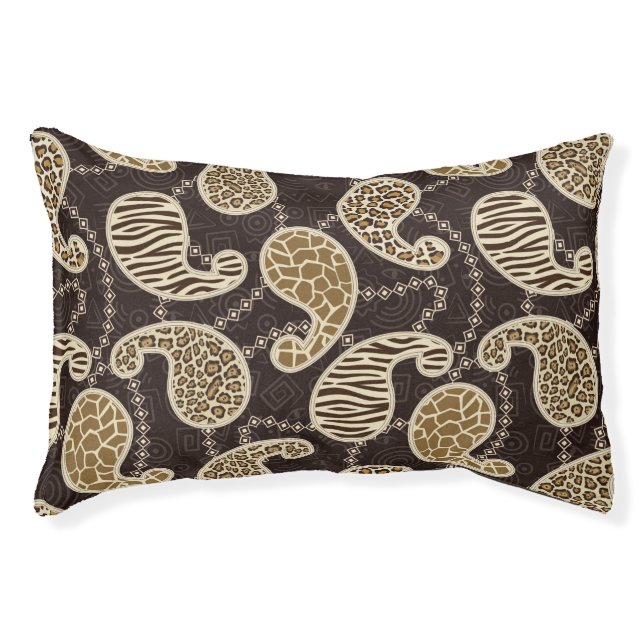 Paisley style background pet bed (Front)