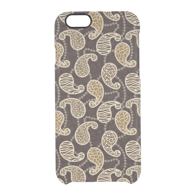 Paisley style background uncommon iPhone case (Back)