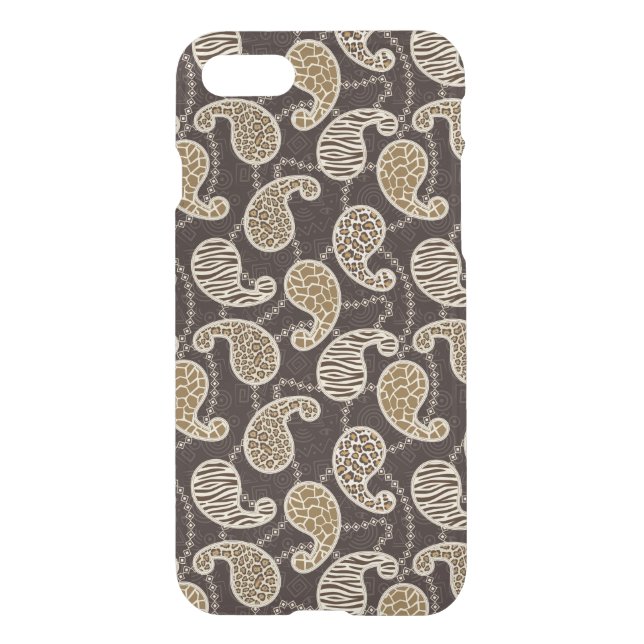 Paisley style background uncommon iPhone case (Back)
