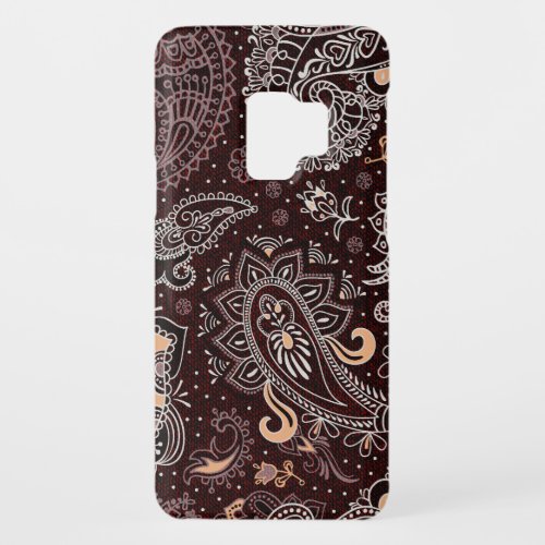 Paisley style colorful vintage seamless pattern Case_Mate samsung galaxy s9 case