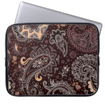 Paisley style: colorful, vintage seamless pattern laptop sleeve