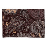 Paisley style: colorful, vintage seamless pattern pillow case
