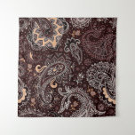 Paisley style: colorful, vintage seamless pattern tapestry