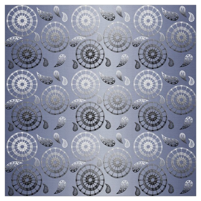 Paisley style pattern fabric (Swatch)