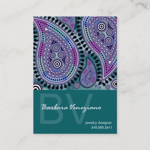 Paisley Supreme Business Card template