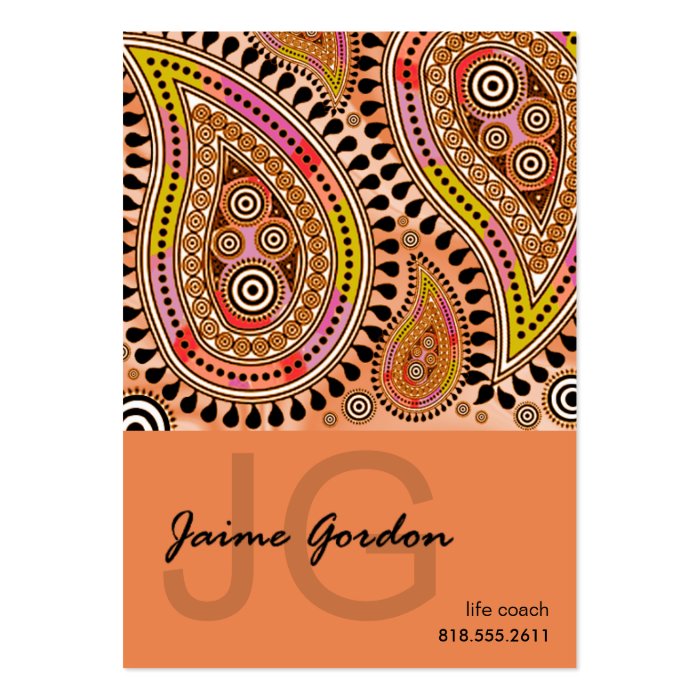 Paisley Supreme Business Card template