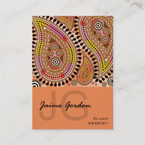 Paisley Supreme Business Card template