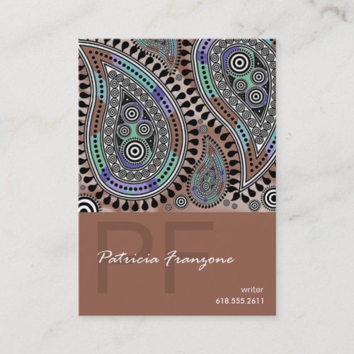 Paisley Supreme Business Card template
