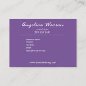 Paisley Supreme Business Card template (Back)