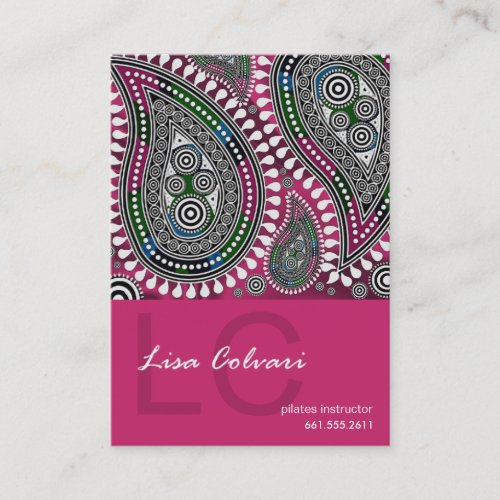 Paisley Supreme Business Card template