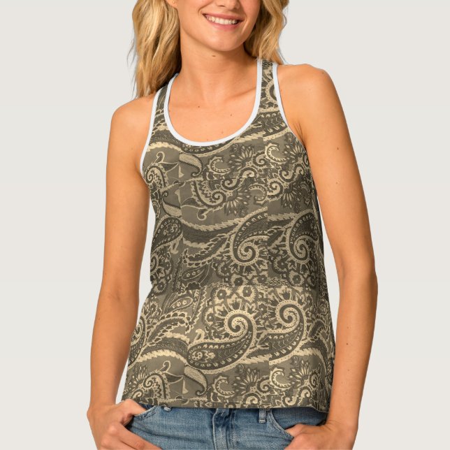 Paisley  tank top (Front)