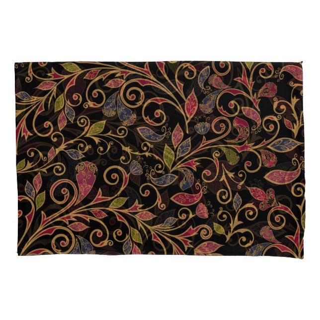 Paisley Vegetable Vintage Blend Pillow Case (Front)