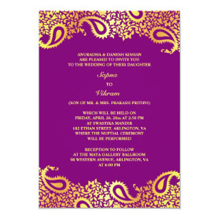 Hindu Wedding Invitations Zazzle