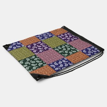 Paisleys Patchwork Pattern Bag by macdesigns2 at Zazzle