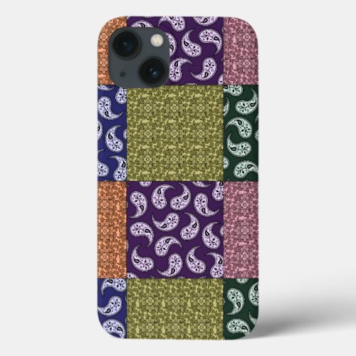 Paisleys Patchwork Pattern Phone Case