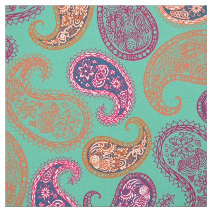 Paisleys pattern fabric