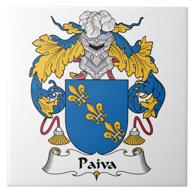 Paiva Family Crest Tile (Front)