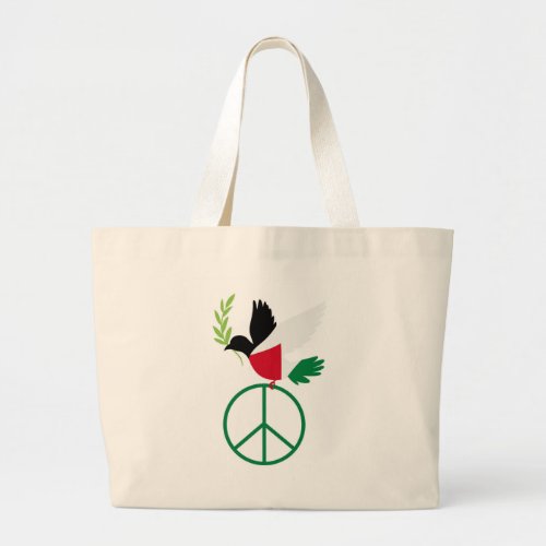 paix_palestine large tote bag