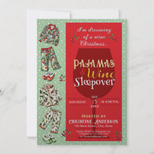 Pajama and Pancakes Party Invitation