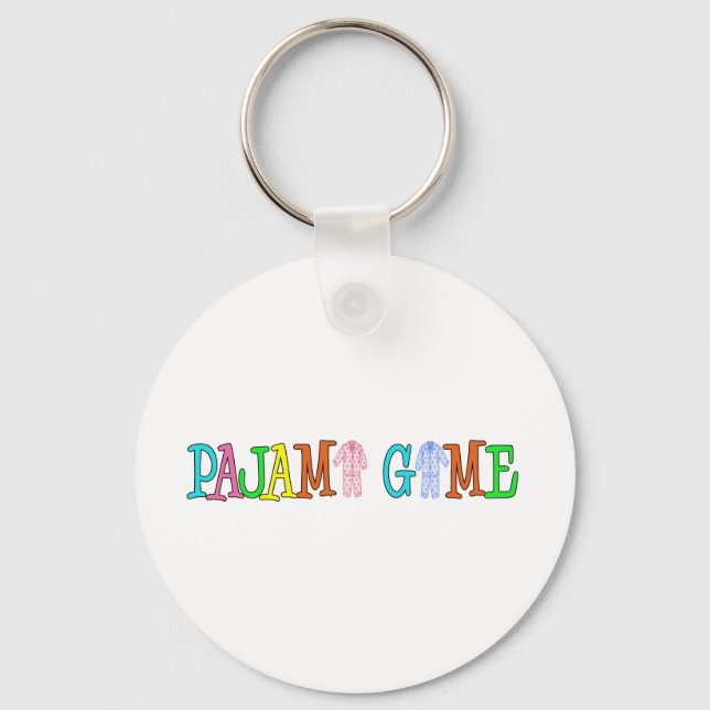 Pajama Game Keychain (Front)