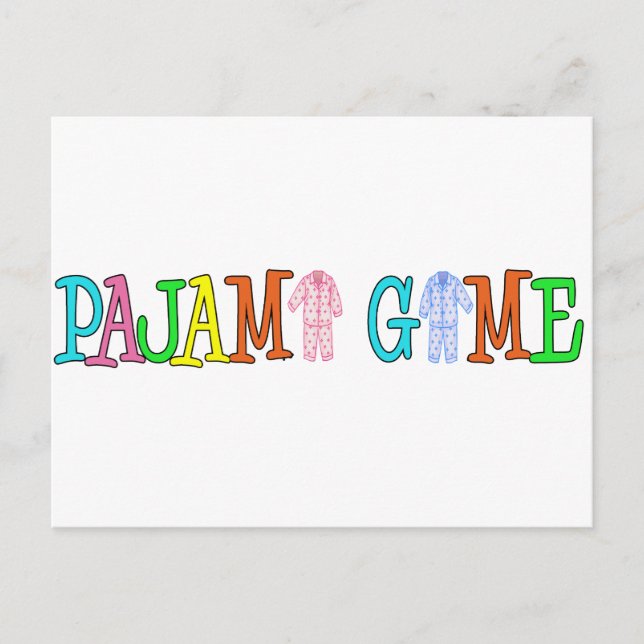 Pajama Game Postcard (Front)