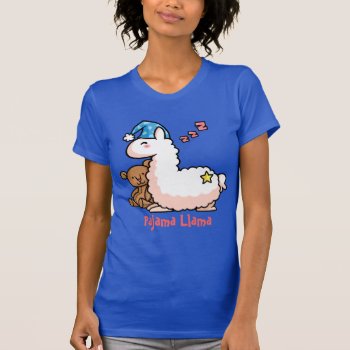 Pajama Llama T-shirt by YamPuff at Zazzle