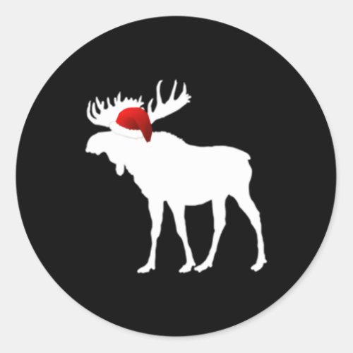 Pajama Moose Classic Round Sticker