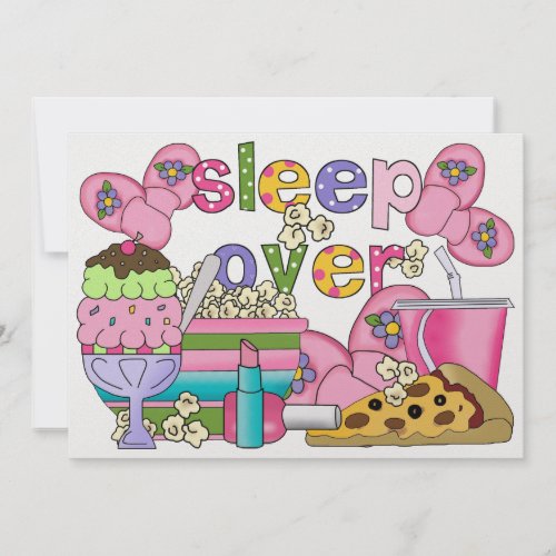 Pajama Party / Sleep Over - SRF Personalized Invite