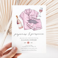 Pajama Party Slumber PJ Prosecco Bridal Shower