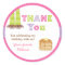 Pajamas and Pancakes Birthday Party Sticker