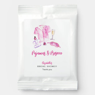 Pajamas and Prosecco Bridal Shower Pink Custom Margarita Drink Mix