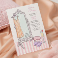 Pajamas and Prosecco Pink Bridal Lingerie Shower