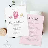 Lingerie Party Bridal Shower Invitation With Panty Game for the Bride  Insert Card, PJ Pajama Bra Underwear Bachelorette Party Invite -  Canada