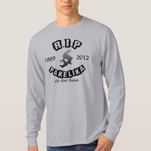 Pakelika Grey Gradient Basic Long Sleeve T_Shirt