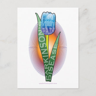 Pakinsons Disease Awareness Tulip Postcard