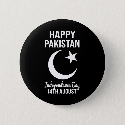 Pakistan 14th August Independence Day Pakistani Fl Button