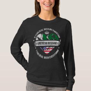 Pakistan American Husband Heritage Month Patriot F T-Shirt