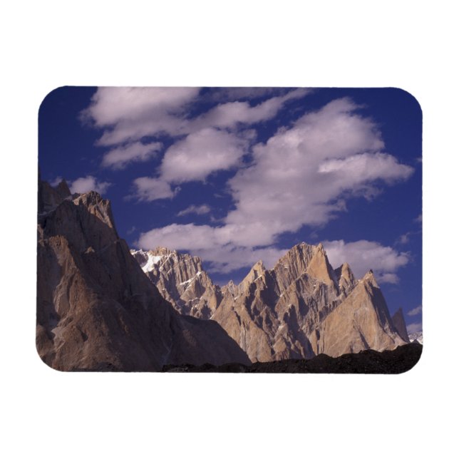 Pakistan, Baltoro Muztagh Range, Grand Cathedral Magnet (Horizontal)