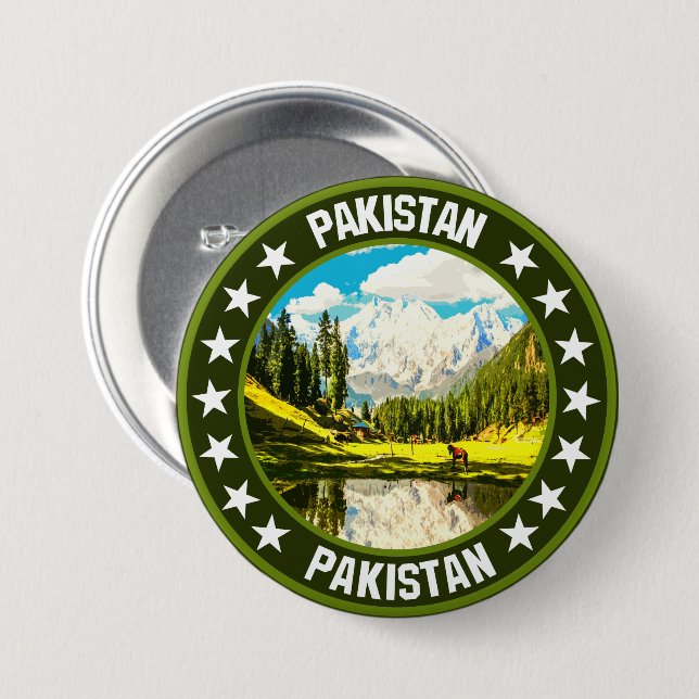 Pakistan                                           button (Front & Back)