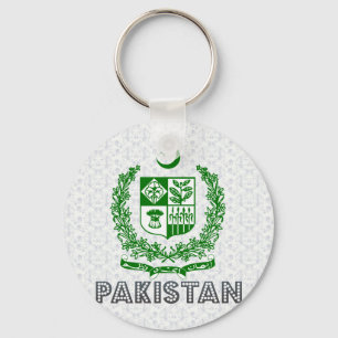 Pakistan Coat of Arms Keychain