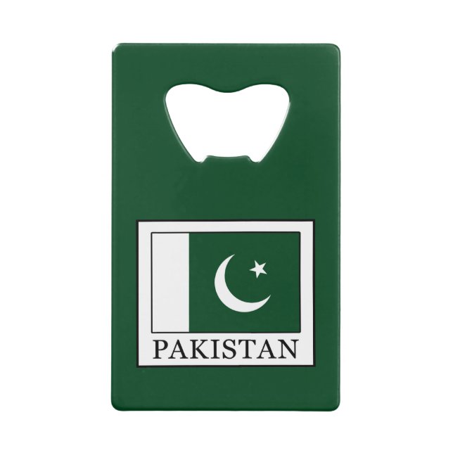 Pakistan Credit Card Bottle Opener (Front)