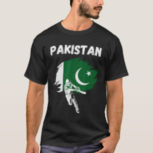 Pakistan Cricket Jersey Cricket Flag Of Pakistan T-Shirt