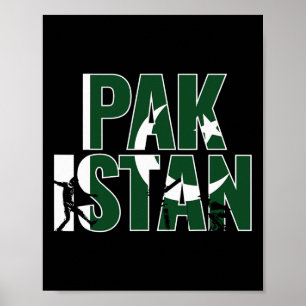 Pakistan Cricket Jersey Gift For Pakistani Cricket Poster