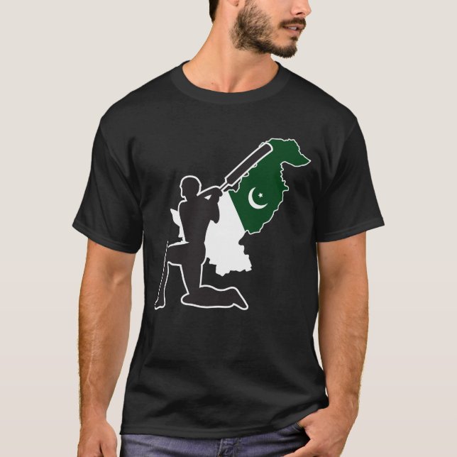 Pakistan Cricket, Pakistan Cricket Gift T-Shirt (Front)