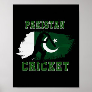 Pakistan Cricket Supporters Flag Pakistan Cricket Poster