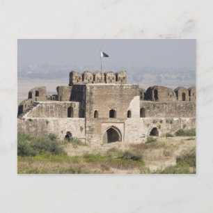 Pakistan, Dina. Talaqi Gate as seen from the Postcard